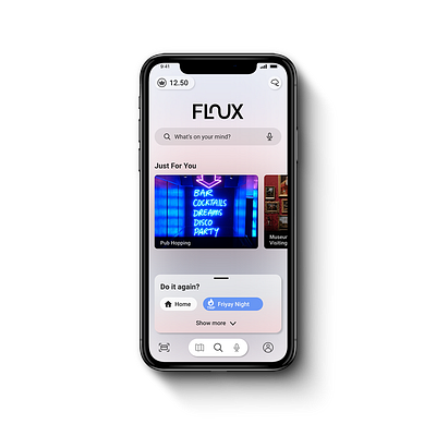 Flux UI Design android app cab car design ios journey planner ui ux