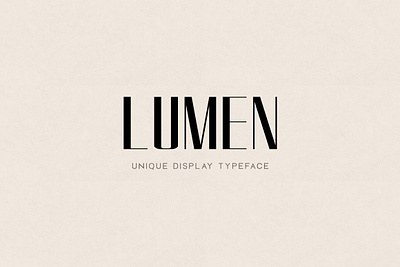 LUMEN - Display / Headline Typeface designova display display font font font design font family fonts headline minimal minimalist sell selling type typeface typeface design typeface designer typeface. lettering typefaces typography webfonts