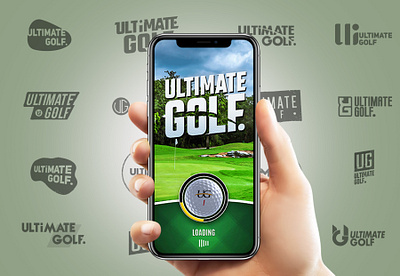 Miniclip - Ultimate Golf: Branding + Advertising advertising branding design illustration logo design uidesign ux