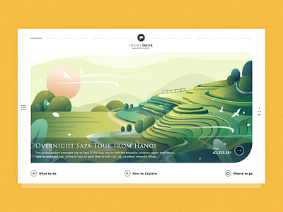 Website ShortTour design illustration ui web