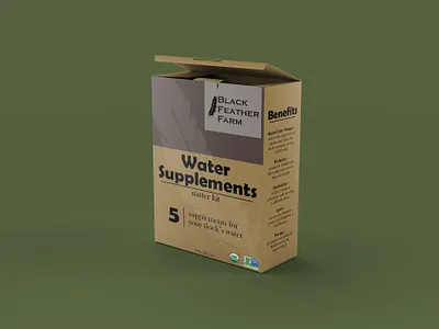 Black Feather Farm Box Product Design box design branding design graphicdesign label design label packaging product branding product design
