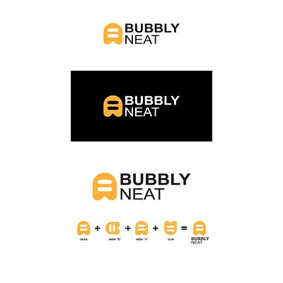 Logo Concept for Home Furnishing Company called Bubbly Neat design flat home icon logo logodesign logos logotype minimal