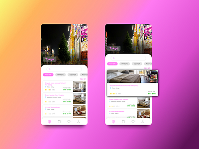 Japan Hotel Reservation - Mobile App app apps appsdesign booking booking app design exploration hotel hotel app hotel booking hotels reservation reservations ui ui ux ui design uidesign uiux