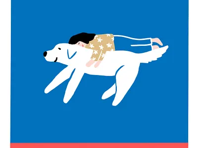 good dog dog dog illustration dogs friends happy hug illustration puppy