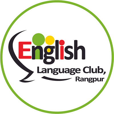 Profile Logo For English Language Club, Rangpur logo logo design logos minimal minimalist minimalist logo modern unique