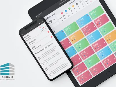 Summit Quality&Productivity app design housekeeping management app management system management tool ui ux