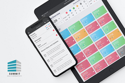 Summit Quality&Productivity app design housekeeping management app management system management tool ui ux