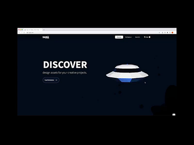 Supji! with Webflow alien lottie lottie animation lottiefiles motion motion design motiongraphics scroll supji webflow website