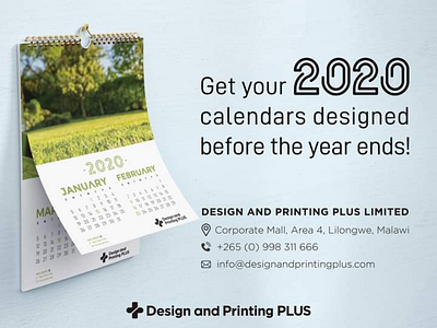 Corporate Calendar 2020 advertising calendar clean corporate graphic design identity illustration illustrator information architecture mockup photoshop print psd ui ux vector visual communication visual design