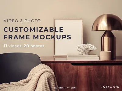 Video&Photo Frame mockups. Interior artist branding design frame frames graphic design illustrations interior mock up mockup mockup set mockups photo photo frame psd styled styled stock styled stock photo template video