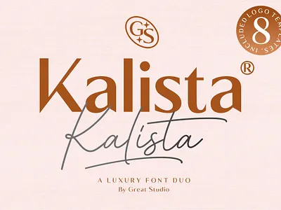 Kalista Font Duo calligraphy calligraphy fonts design font font awesome font design font duo font family fonts home decor illustration lettering logo modern calligraphy modern calligraphy font quotes retro typeface typography vintage