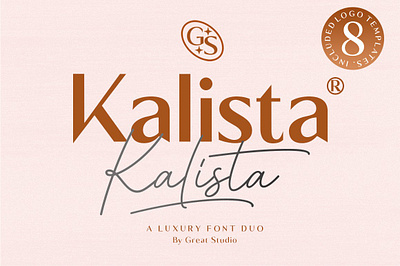 Kalista Font Duo calligraphy calligraphy fonts design font font awesome font design font duo font family fonts home decor illustration lettering logo modern calligraphy modern calligraphy font quotes retro typeface typography vintage