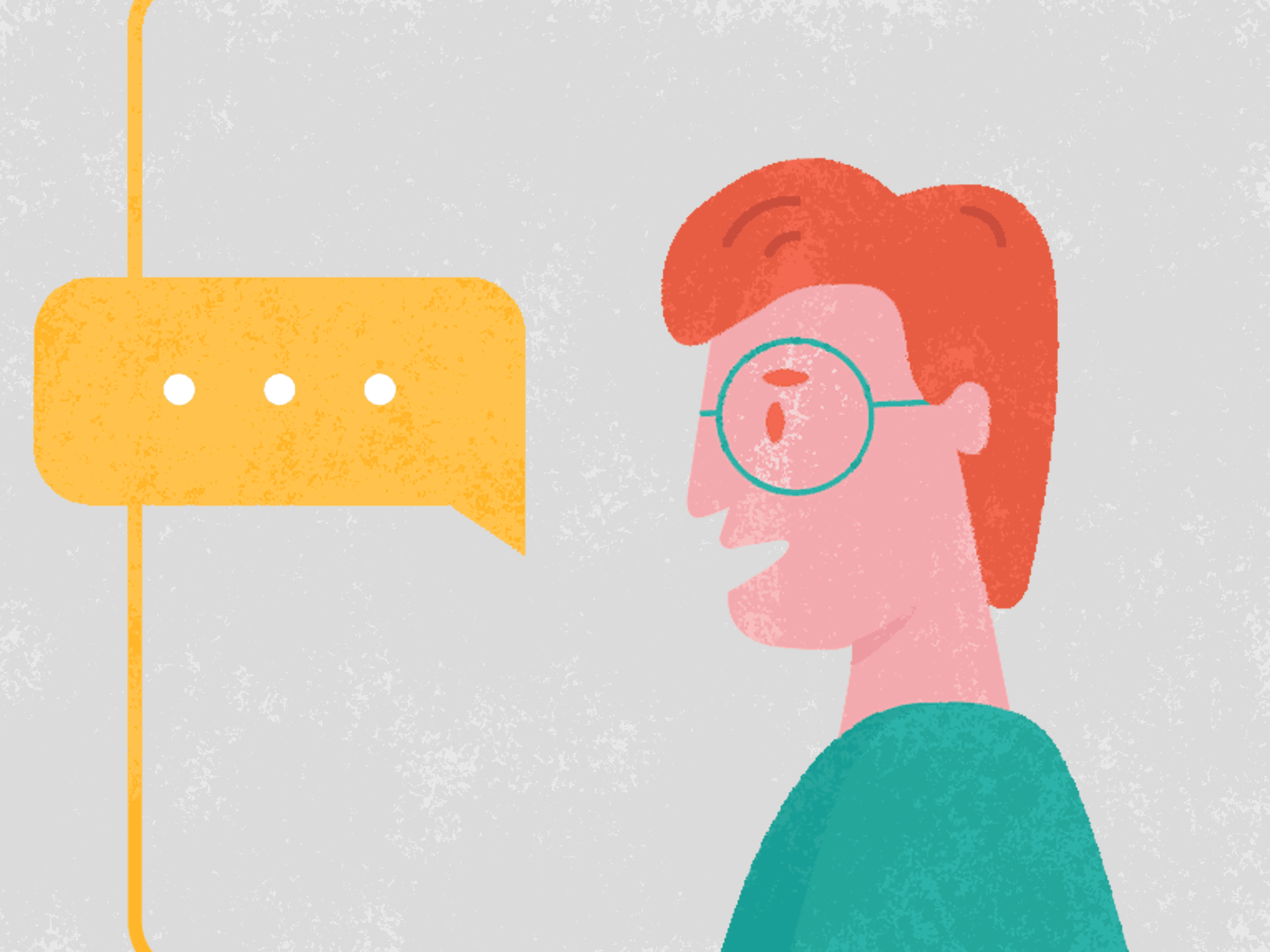 Community boy character chat face friends illustration meeting people portrait