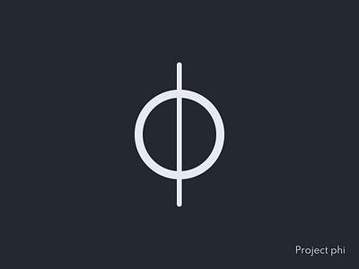 Project phi - Logo css design icon illustration logo ui ux vector