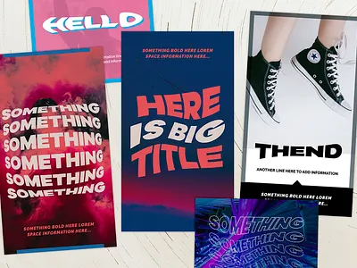 Dimension Social Media Templates cool facebook followers instagram instagram post likes photo porfolio redesign retro social social media template