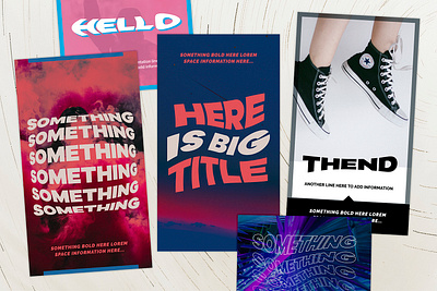 Dimension Social Media Templates cool facebook followers instagram instagram post likes photo porfolio redesign retro social social media template