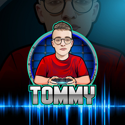 Tommy logo design esport logo mascot subbadges twitch twitch banner twitch logo youtube banner youtube logo