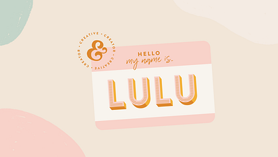 Lulu AlShaheen brand identity brand identity design content creator graphic designer logo design social media expert sticker
