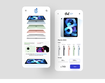 iPad Air 2020 Product App app app design app ui app ui ux apple appui ipad ipad air 2 ipadpro iphone mobile app mobile app design mobile design mobile ui ui ui ux ui design uidesign uiux ux