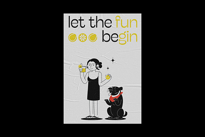 Let the fun beGin artdirection artdirector composition design glyph graphicdesign graphicdesigner illustration illustrator poster posterdesign print printdesign quote quote design quoteoftheday typeface typo typography typography art