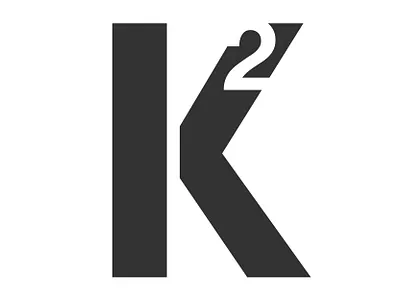 K2 Logo Square graphic logo logo design