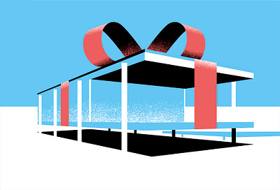 Farnsworth House architecture bow graphic international style mies modern