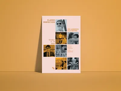 Wes Anderson Film Festival event app event branding film festival film poster identity branding identity design identity designer logo mobile design typesetting ui wes anderson