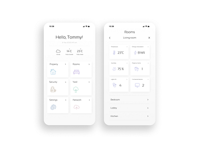Daily UI #021 - Home Monitoring