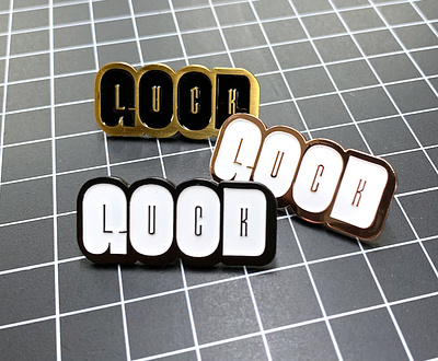 Good Luck 2.0 design good luck good luck pin goods limited edition merch pencil pushers pins pstlgoods typography