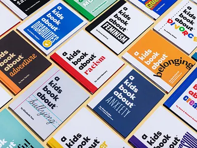 More A Kids Book About Cover book book cover books branding branding design design page layout typography