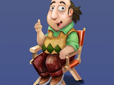 The Critic cartoon digital digital illustration digital painting digitalart inspiration photoshop photoshop art