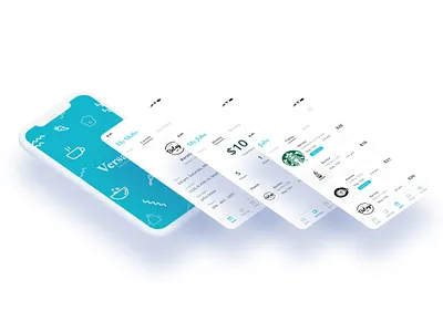 versa clay mockup app app design design figma minimal mobile ui