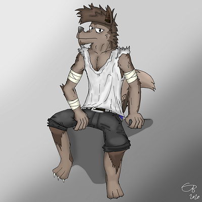 Character Design: Aiden (Posed) animation anthro anthrocharacter anthropomorphic anthrowolf badass cartoon character character character art characters graphicdesign illustration punk punkstyle wolf wolf character wolf oc