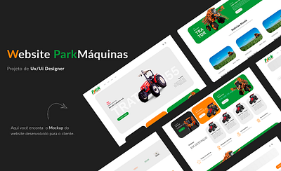 Website E-commerce Agrícula black brazil ecommerce green orange portuguese site ui uidesign ux ux design uxui web website