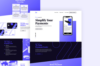 Woo Page Design - Deeper Look branding design duotone future gradient landing page minimal monochrome neon page purple ui uidesign ux uxdesign web