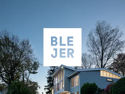 Blejer Logo architecture branding design logo photography type typography vector