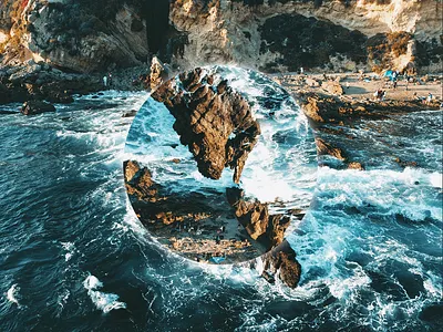 REFLECT california drone oceans photography photoshop photoshop art sand