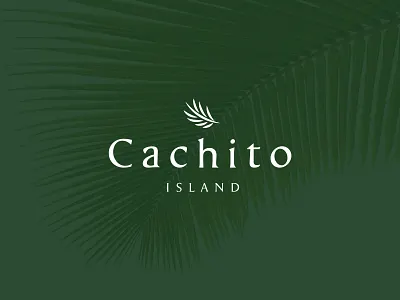 Cachito Island beach branding design eco logo natural tropical