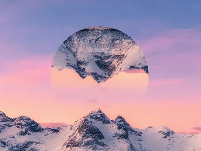 Winter Reflect 3 art artsy brand color design designer mountain photography photoshop snow texture winter