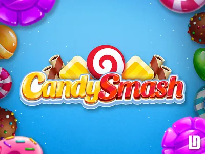 Candy Smash game art game design game designer gamedev lanotdesign logo design logo designer