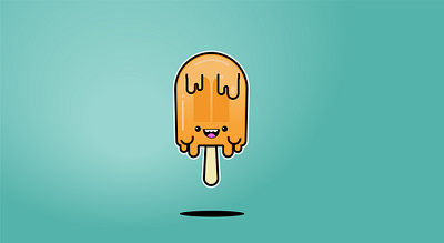 Popsicle Illustration flat illustration popsicle vector