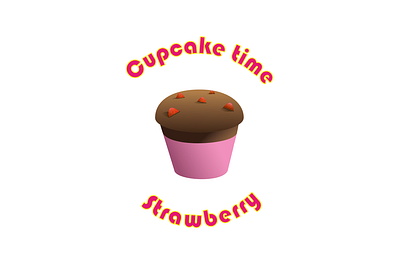 Cupcake time logo art branding design grafica icon illustration illustrator logo design ui vector