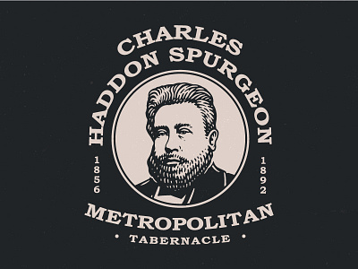 Charles Haddon Spurgeon animal baptist branding identity buy buy logo charles spurgeon classic classic figure designer figure ikhwan hakim ikhwan noor hakim illustration logo logo for sale mark retro tshirt tshirt design vintage