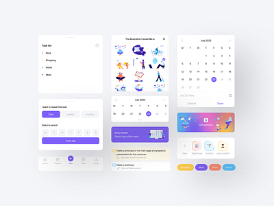 Task planner app app app design component design ios app mobile app mobile design task app task list task planner tasks ui ux