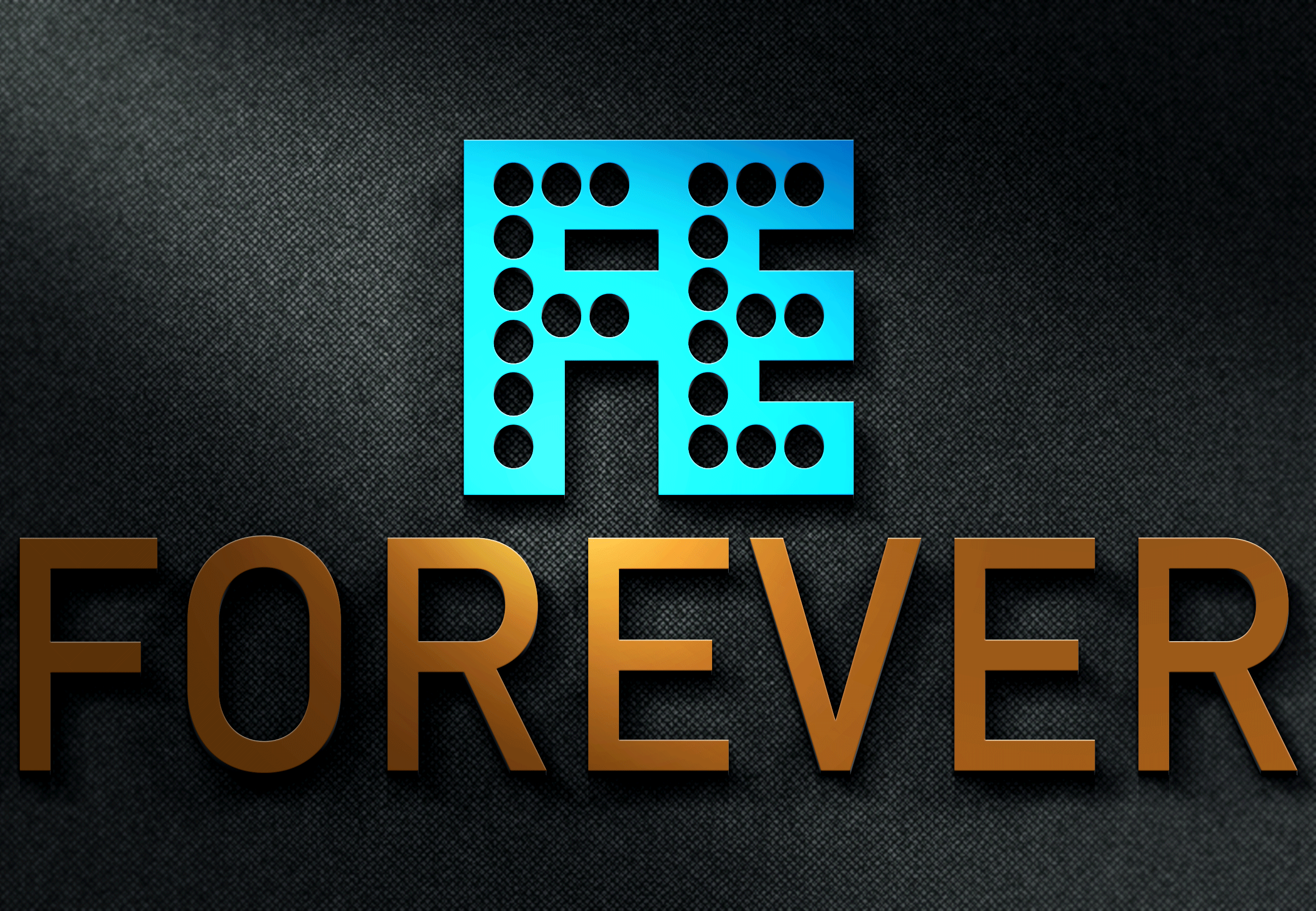 forever abstract logo forever forevershop icon design lettermark minimalist logo