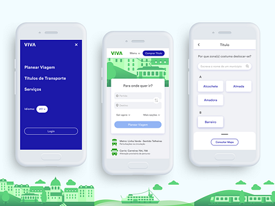 VIVA responsive website clean form iconography illustration journey menu minimal mobile mobile design mobile ui planner public transport redesign responsive website transportation transports ui ux uxui visual design