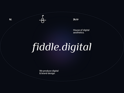 fiddle.digital branding design flat identity logo minimal ui ux web website