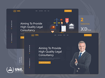 Digital Lawyer Website Banner advocate business design elegant homepage design justice landing page law firm lawyer lawyer website lawyers legal legal office newsletters onepage professional rotterdam simple design system of rules typography ui website