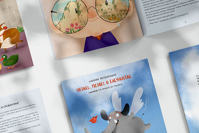 Childrens Book "Flying... elephant" _ 2019 animals book childrens book childrens illustration elephant illustration kids story storybook