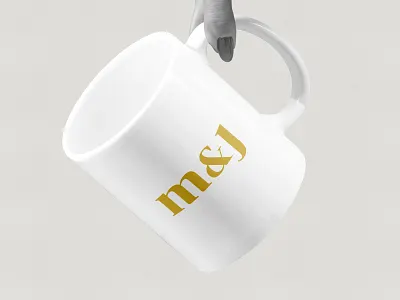 M & J - MUG (White) art direction brand design branding cebu event events graphic design logo mark logo mark symbol merch mj mj design mj events mj setup mug mug design mug mockup mugs philippines setup